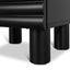 48cm Bedside Table - Matte Black