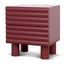 48cm Bedside Table - Red