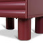 48cm Bedside Table - Red