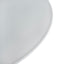 45cm Matte White Side Table - Carrara Marble