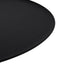 45cm Matte Black Side Table - Faceted Granite Marble