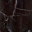 45cm Matte Black Side Table - Rosso Levanto Marble