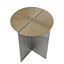 38cm Round Side Table - Stainless Steel