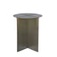 38cm Round Side Table - Stainless Steel