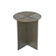 38cm Round Side Table - Stainless Steel