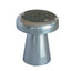 40cm Round Side Table - Powder Silver