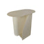 50cm Side Table - Ivory White