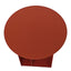 38cm Round Side Table - Burgandy Red