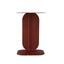 45cm Side Table - Burgundy Red
