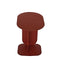 45cm Side Table - Burgundy Red