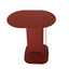 45cm Side Table - Burgundy Red