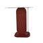 45cm Side Table - Burgundy Red