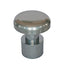 40cm Round Side Table - Powder Silver