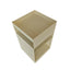 35cm Square Side Table - Ivory White