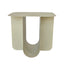 45cm Side Table - Ivory White