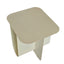 45cm Side Table - Ivory White