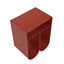 35.5cm Side Table - Burgundy Red