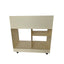 60cm Side Table - Ivory White