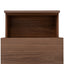 55cm Bedside Table - Walnut