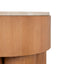 50cm Round Travertine Side Table - Natural