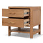 50cm Bedside Table - Natural