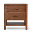 50cm Bedside Table - Walnut
