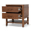 50cm Bedside Table - Walnut