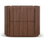 60cm Bedside Table - Walnut
