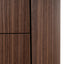 60cm Bedside Table - Walnut