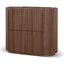 60cm Bedside Table - Walnut