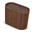 60cm Bedside Table - Walnut