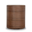 46cm Round Bedside Table - Walnut