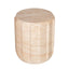 38cm Stool Side Table - Light Travertine Look