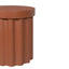40cm Concrete Side Table - Terracotta