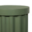 40cm Concrete Side Table - Green
