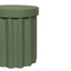 40cm Concrete Side Table - Green