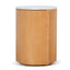 Round Bedside Table - Natural