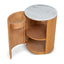 Round Bedside Table - Natural
