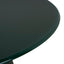 60cm Round Tempered Glass Side Table - Green