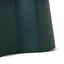60cm Round Tempered Glass Side Table - Green
