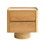 Stone Top Bedside Table - Natural