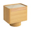 Stone Top Bedside Table - Natural