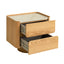Stone Top Bedside Table - Natural