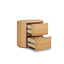 60cm Tassie Oak Bedside Table - Natural