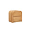 55cm Tassie Oak Bedside Table - Natural