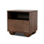 50cm Bedside Table - Walnut
