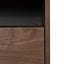 50cm Bedside Table - Walnut