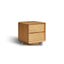 52cm Tassie Oak Bedside Table - Natural