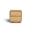 52cm Tassie Oak Bedside Table - Natural