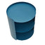 37cm Round Side Table - Navy Blue